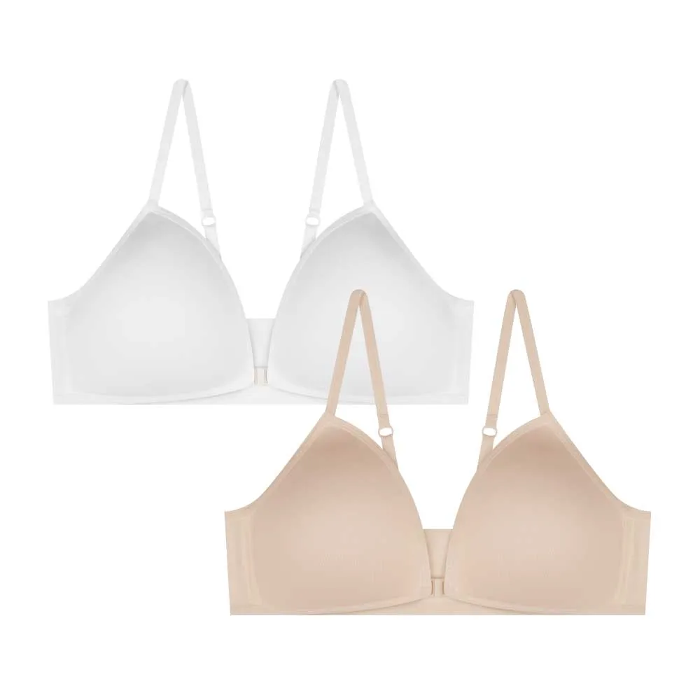 2 Pack Wireless Lightly Padded Bras