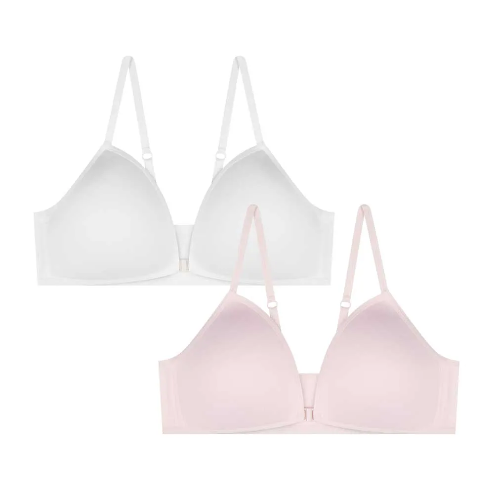 2 Pack Wireless Lightly Padded Bras