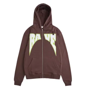 ACADEMY hoodie dark brown
