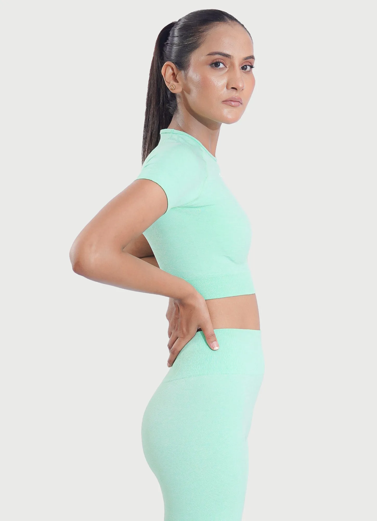 Activate Sports Top - Arctic green