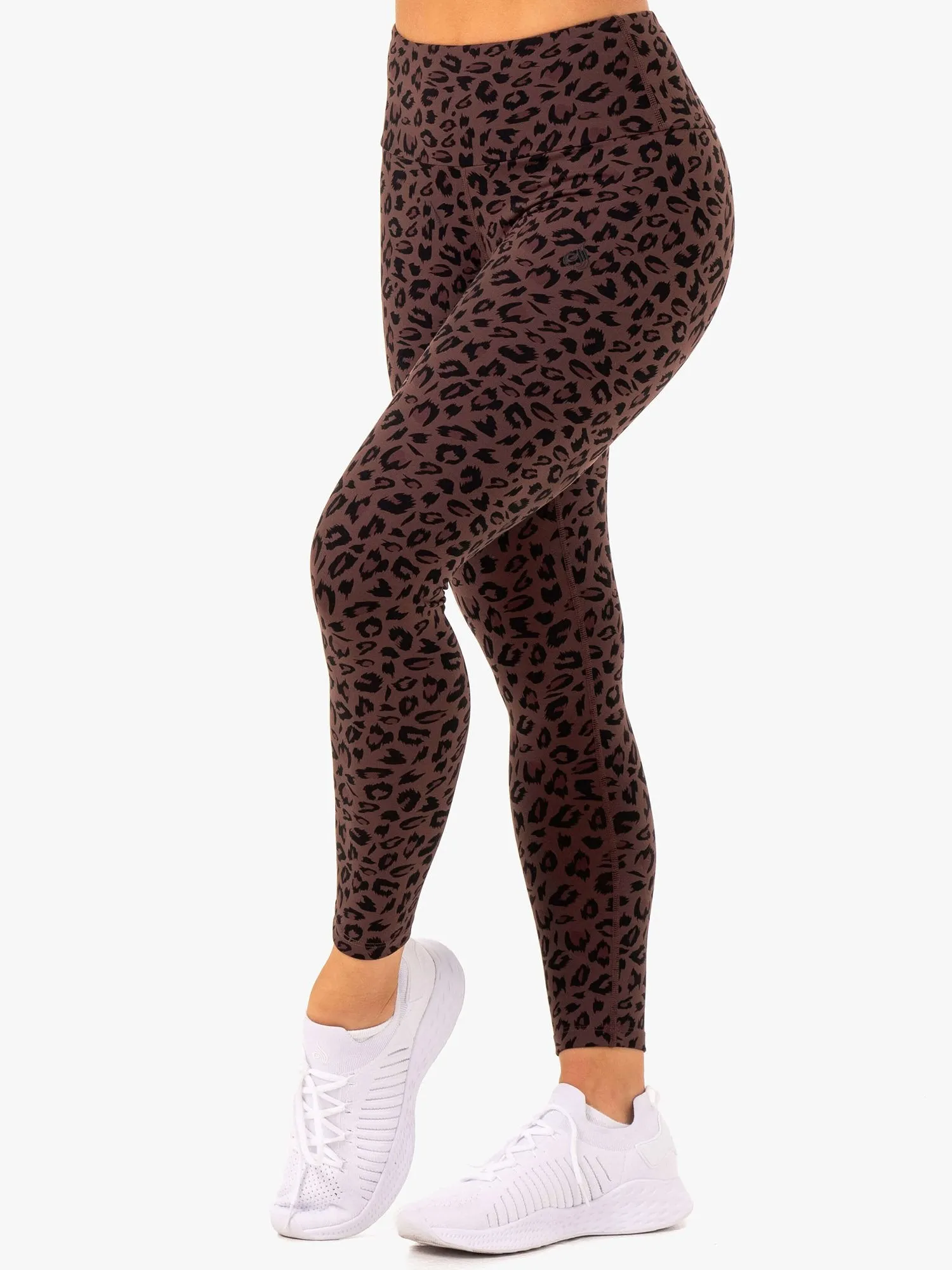 Adapt High Waisted Scrunch Leggings - Chocolate Leopard