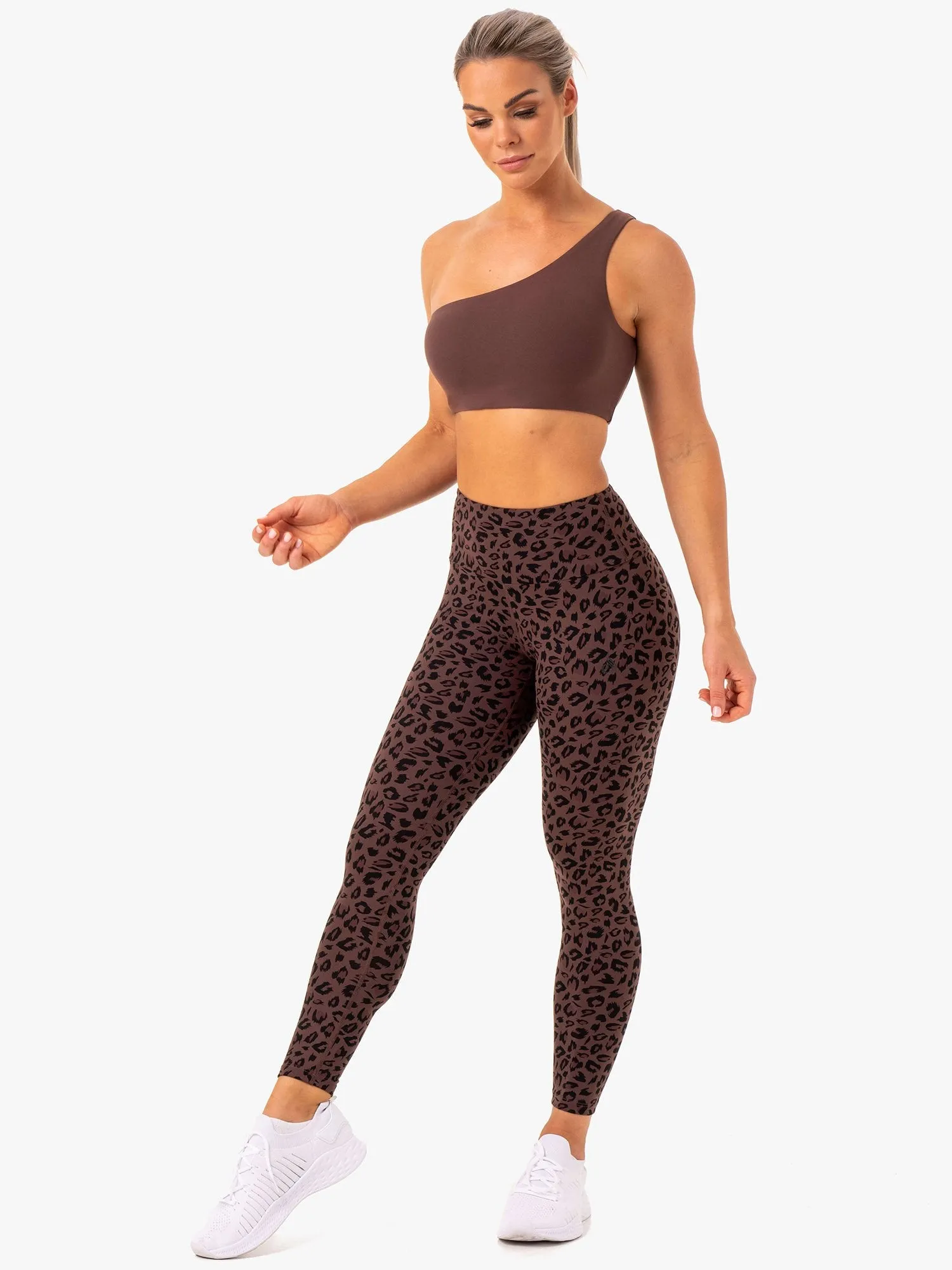 Adapt High Waisted Scrunch Leggings - Chocolate Leopard
