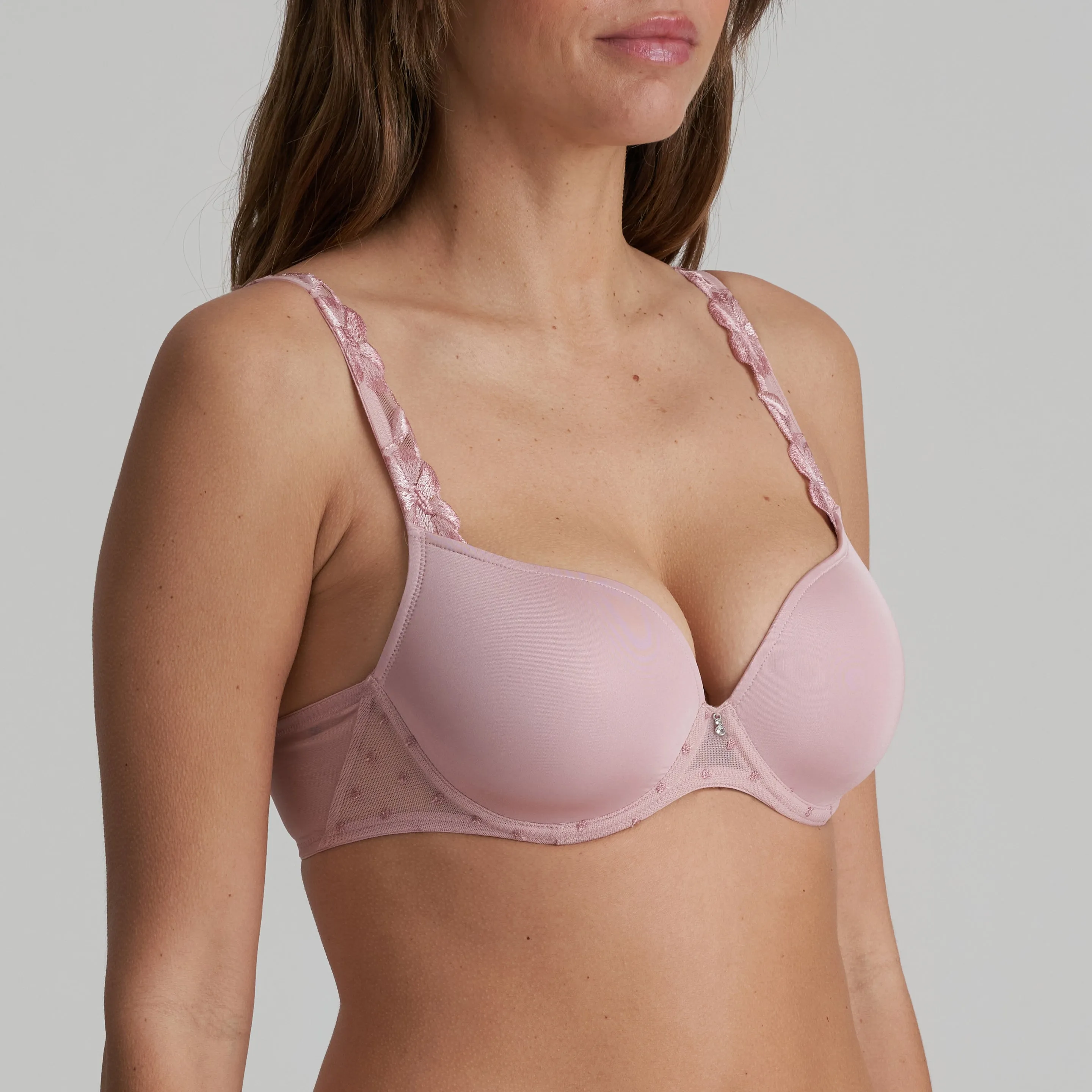 Agnes Padded Bra Heartshape In Vintage Pink - Marie Jo