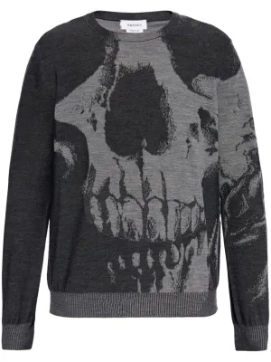 Alexander Mc Queen Skull Wool tröja