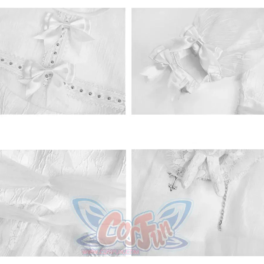 Alice White Gothic Chiffon High Waist Bubble Sleeve Dress