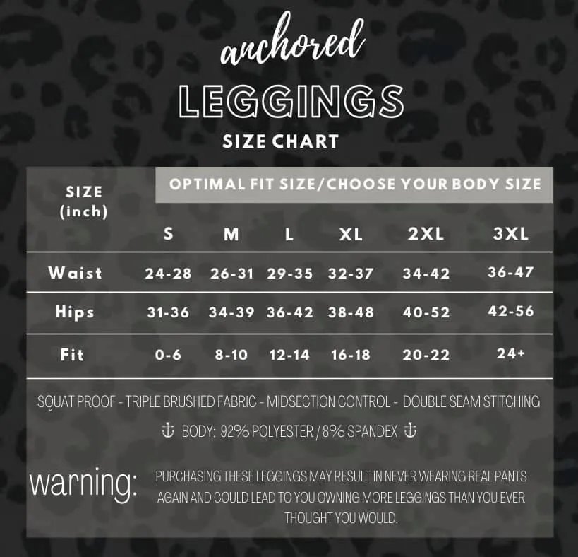 Anchored CAPRI Length Crossover Black Leggings