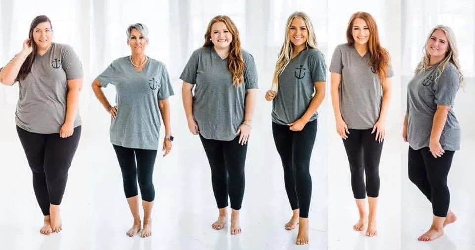 Anchored Full Length Black Leggings