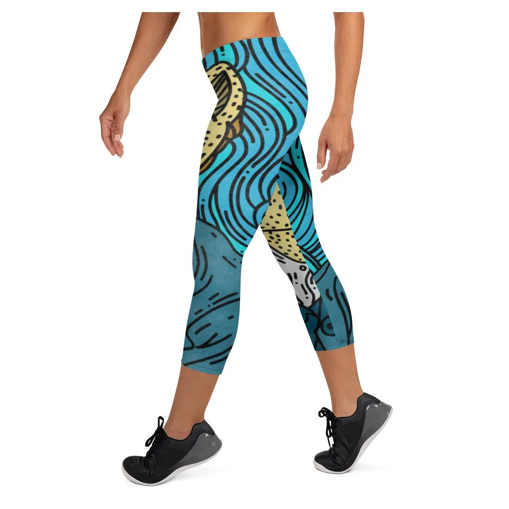Angry Cat Whisper Capris