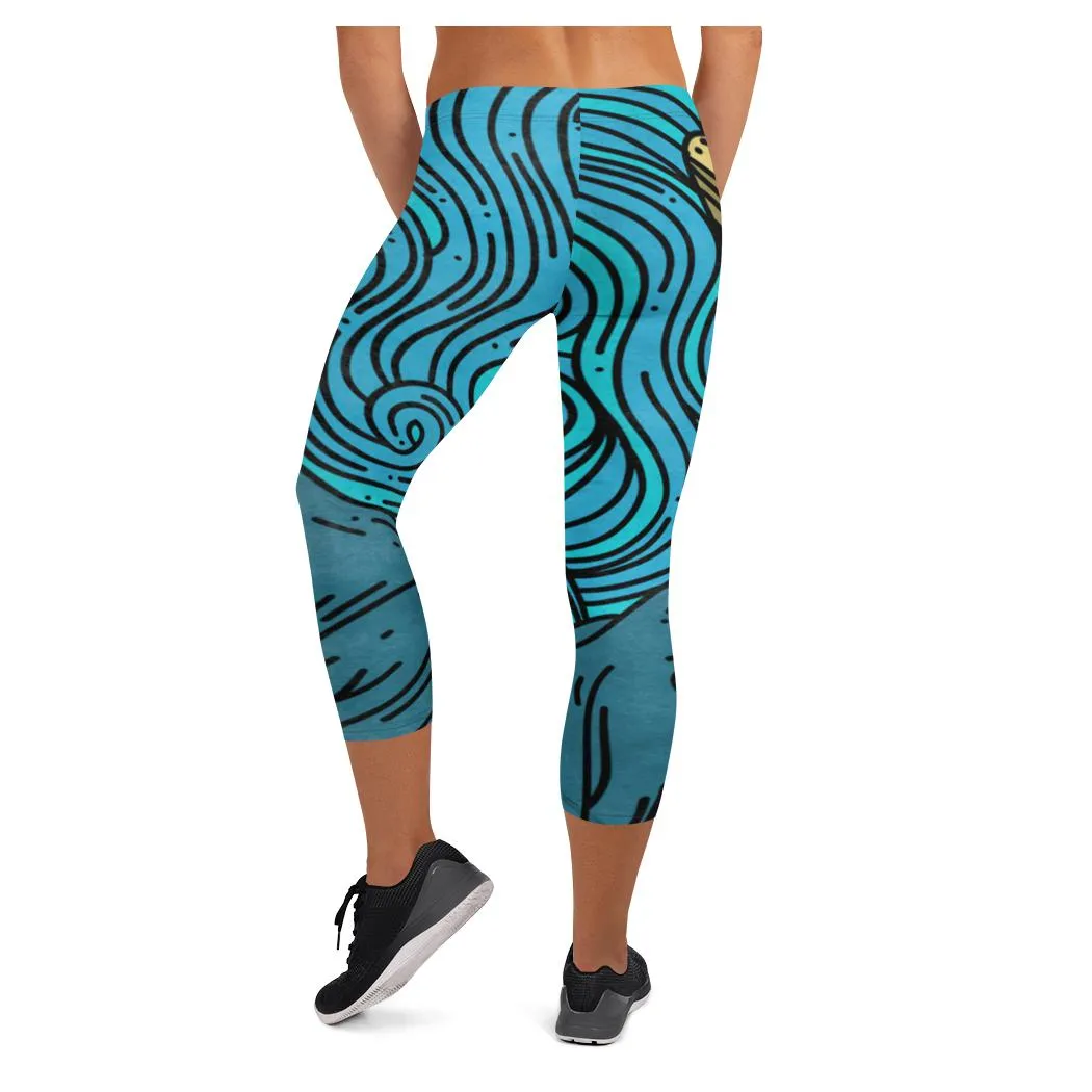 Angry Cat Whisper Capris