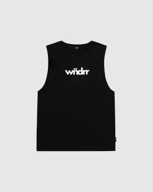 ASCEND MUSCLE TOP - BLACK