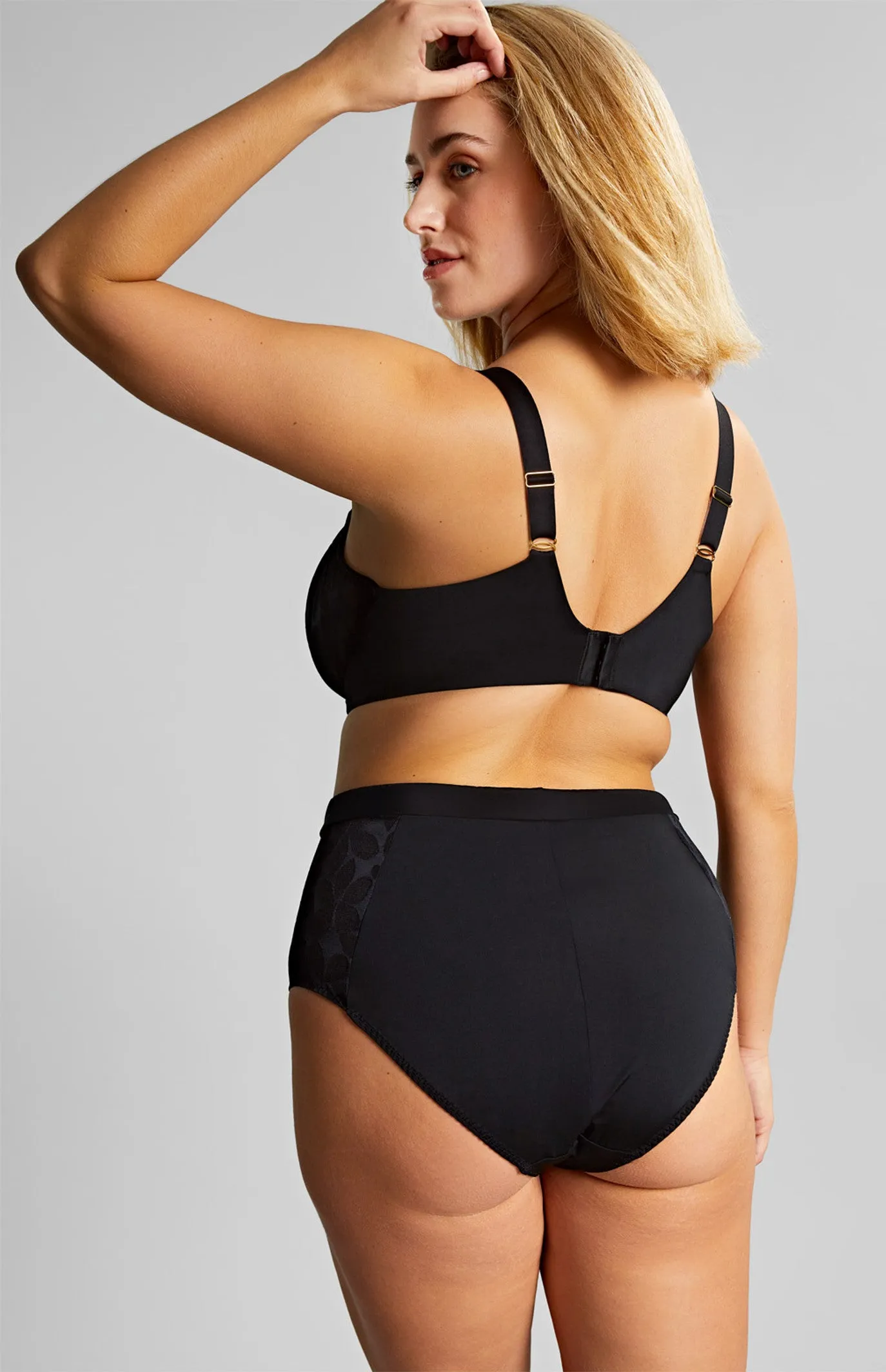Ashley Padded Balcony Bra In Black - Panache
