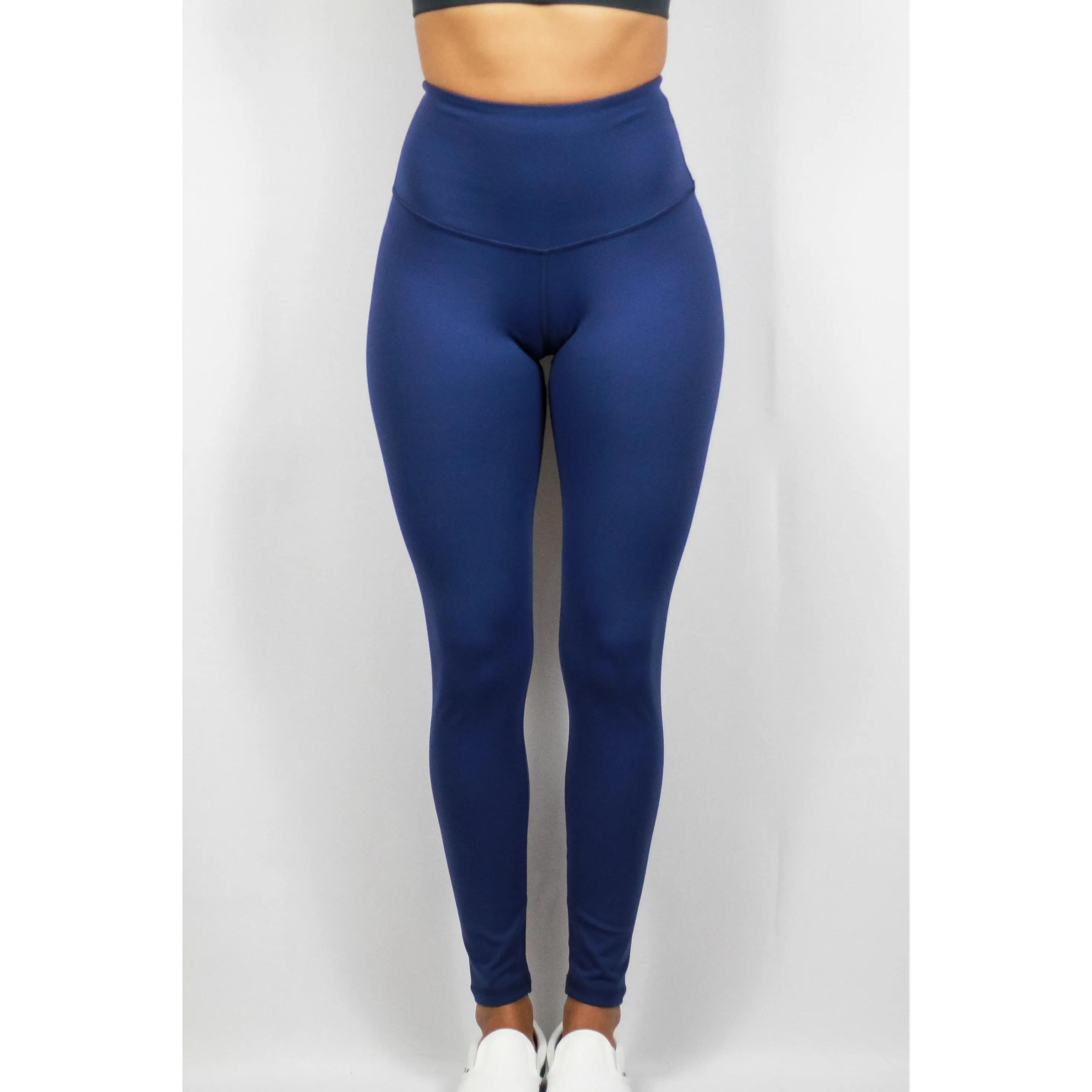ASPIRE HIGH WAISTED LEGGINGS - MID NIGHT BLUE