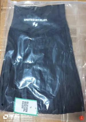 Athletic Tennis Skirts with Shorts Pockets - L,Black