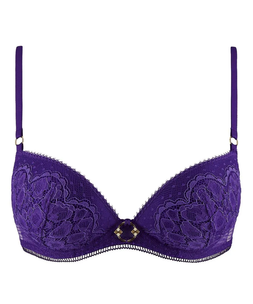 Aubade Illusion Fauve Padded Plunge Bra