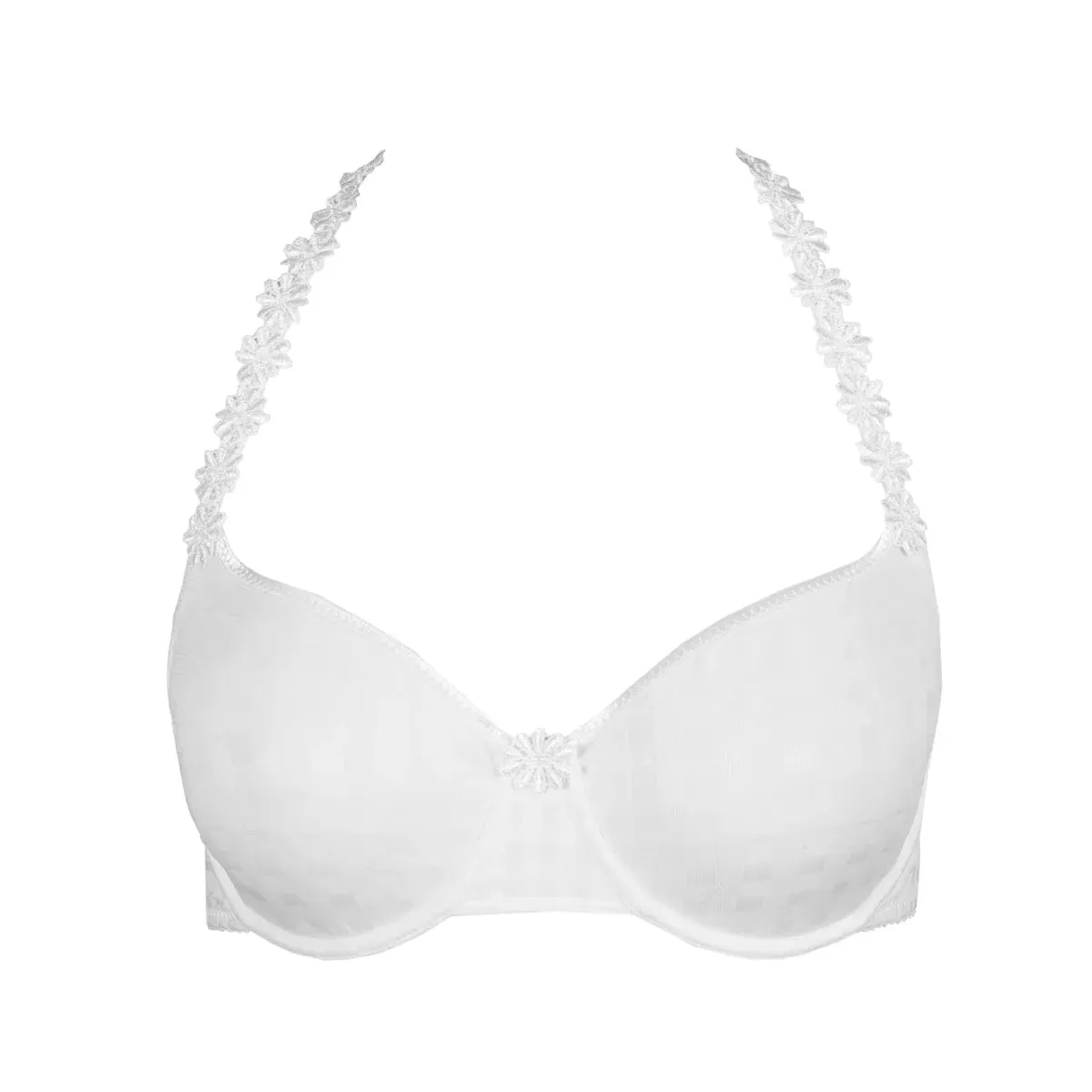 Avero Non Padded Full Cup Seamless Bra In White - Marie Jo