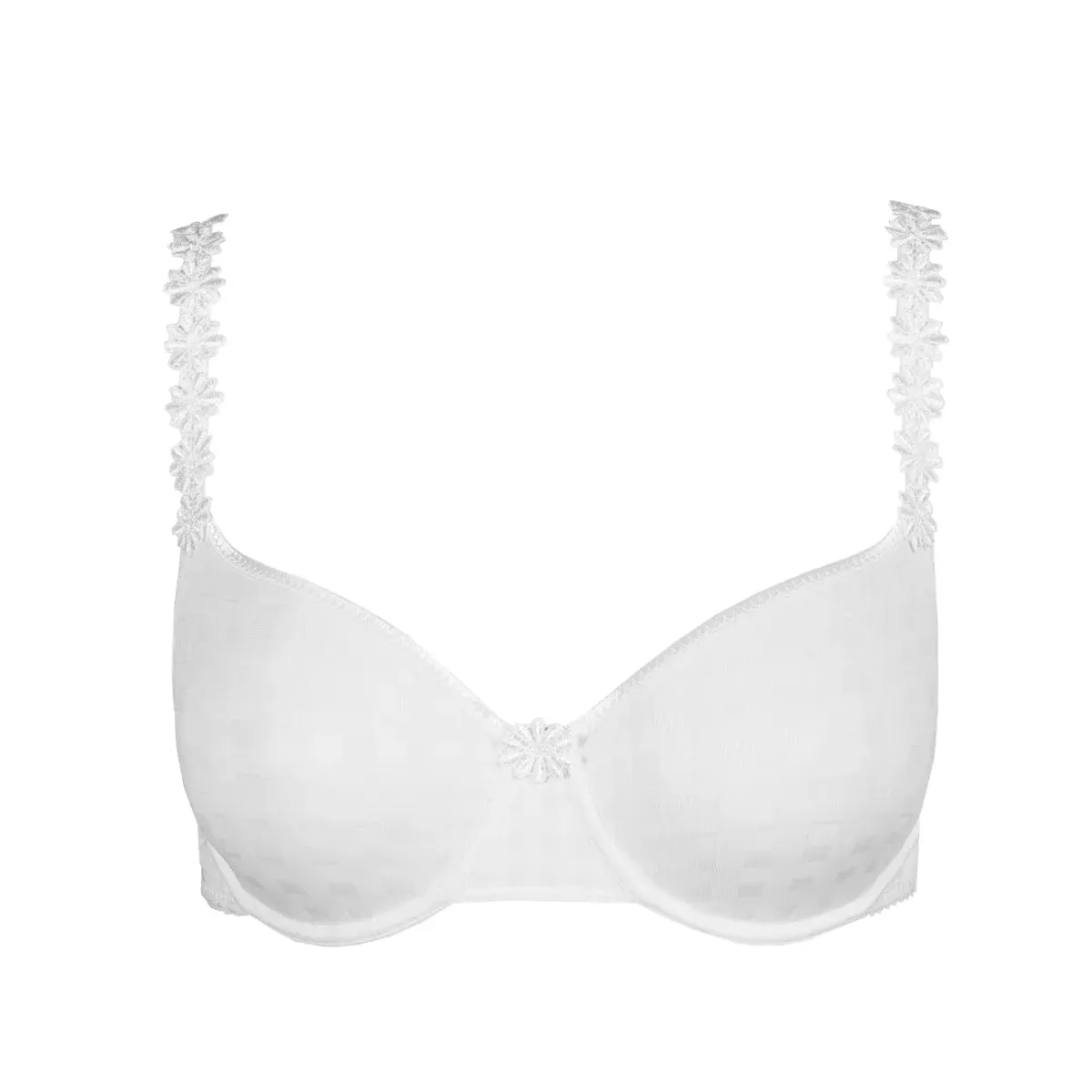 Avero Non Padded Full Cup Seamless Bra In White - Marie Jo