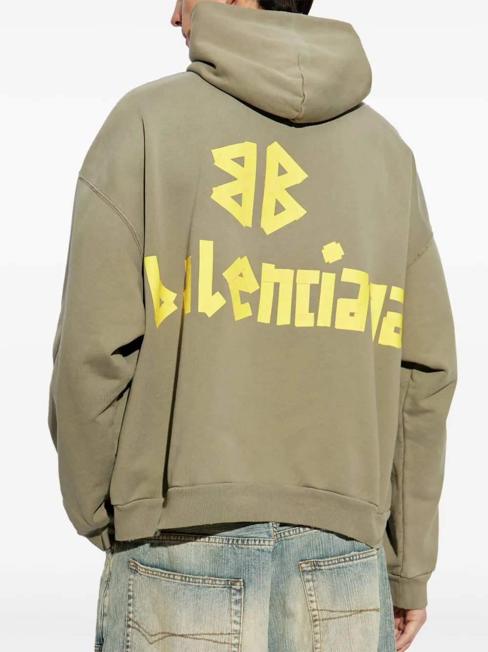 Balenciaga Tape Type Cotton Hoodie