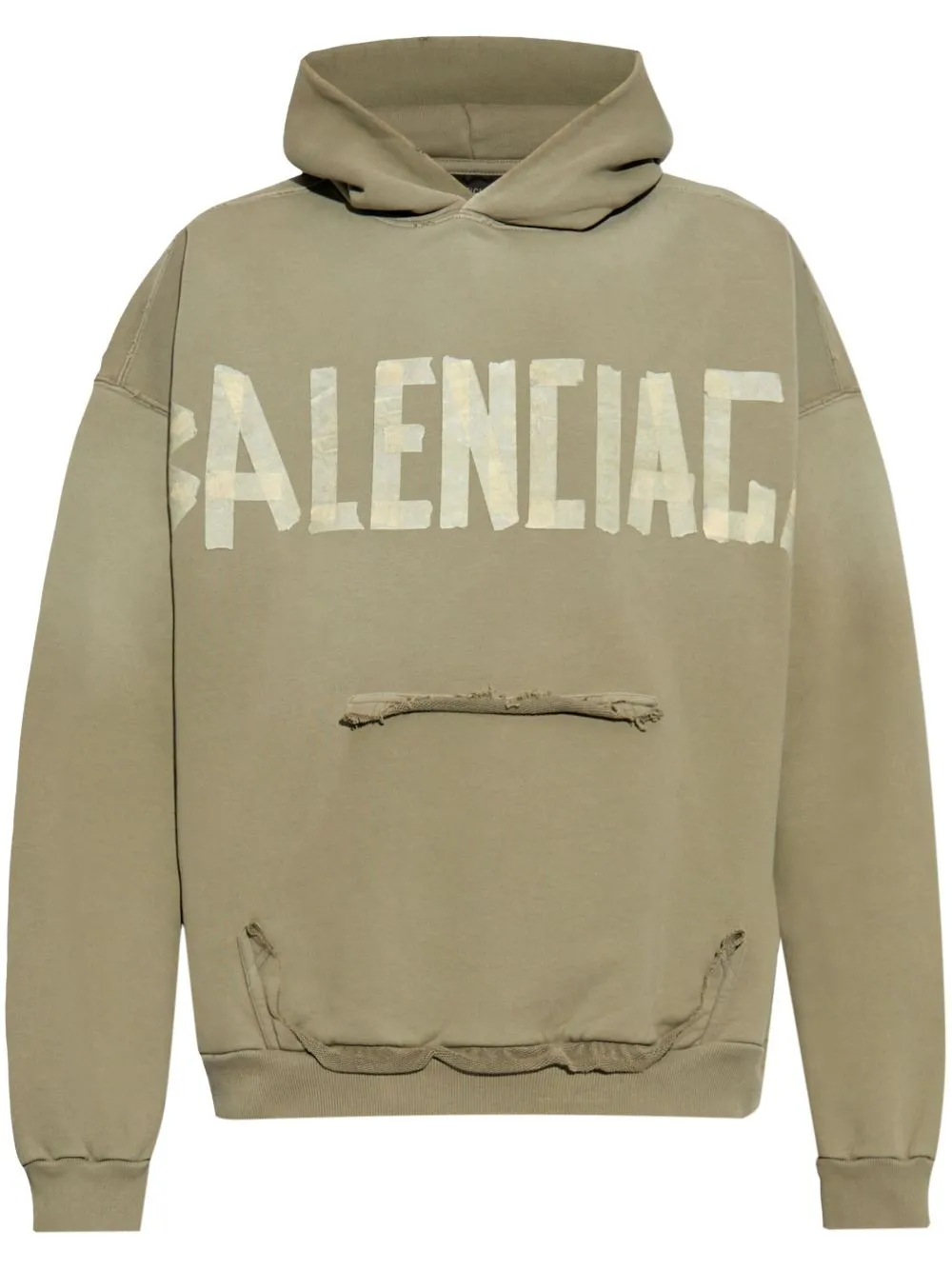 Balenciaga Tape Type Cotton Hoodie