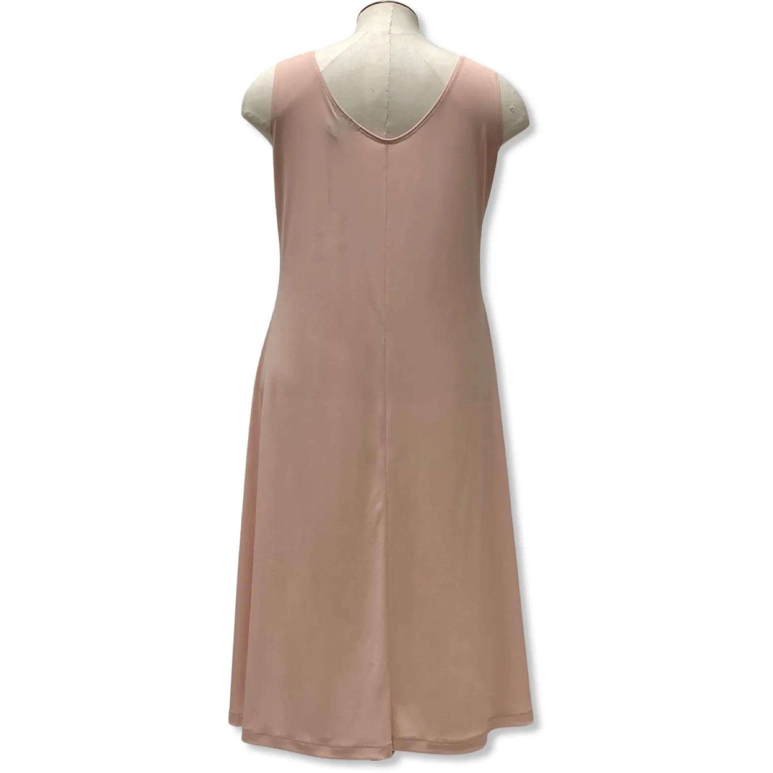 BASIC SLIP DRESS - Nude