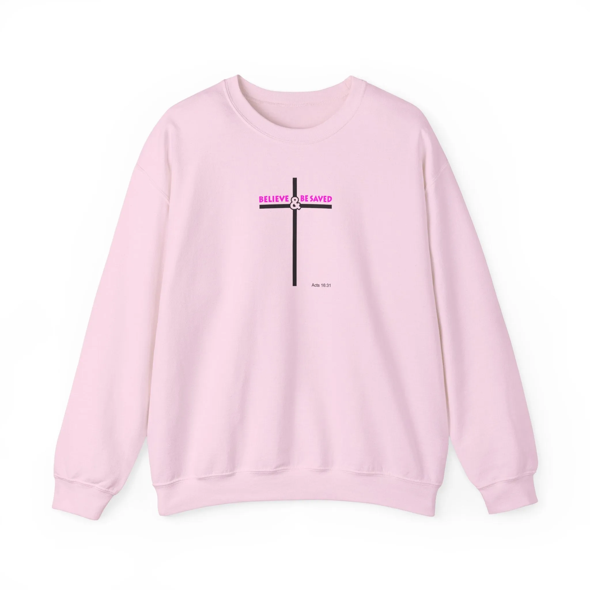 Believe & Be Saved 2.0 Women Unisex Heavy Blend™ Crewneck Sweatshirt