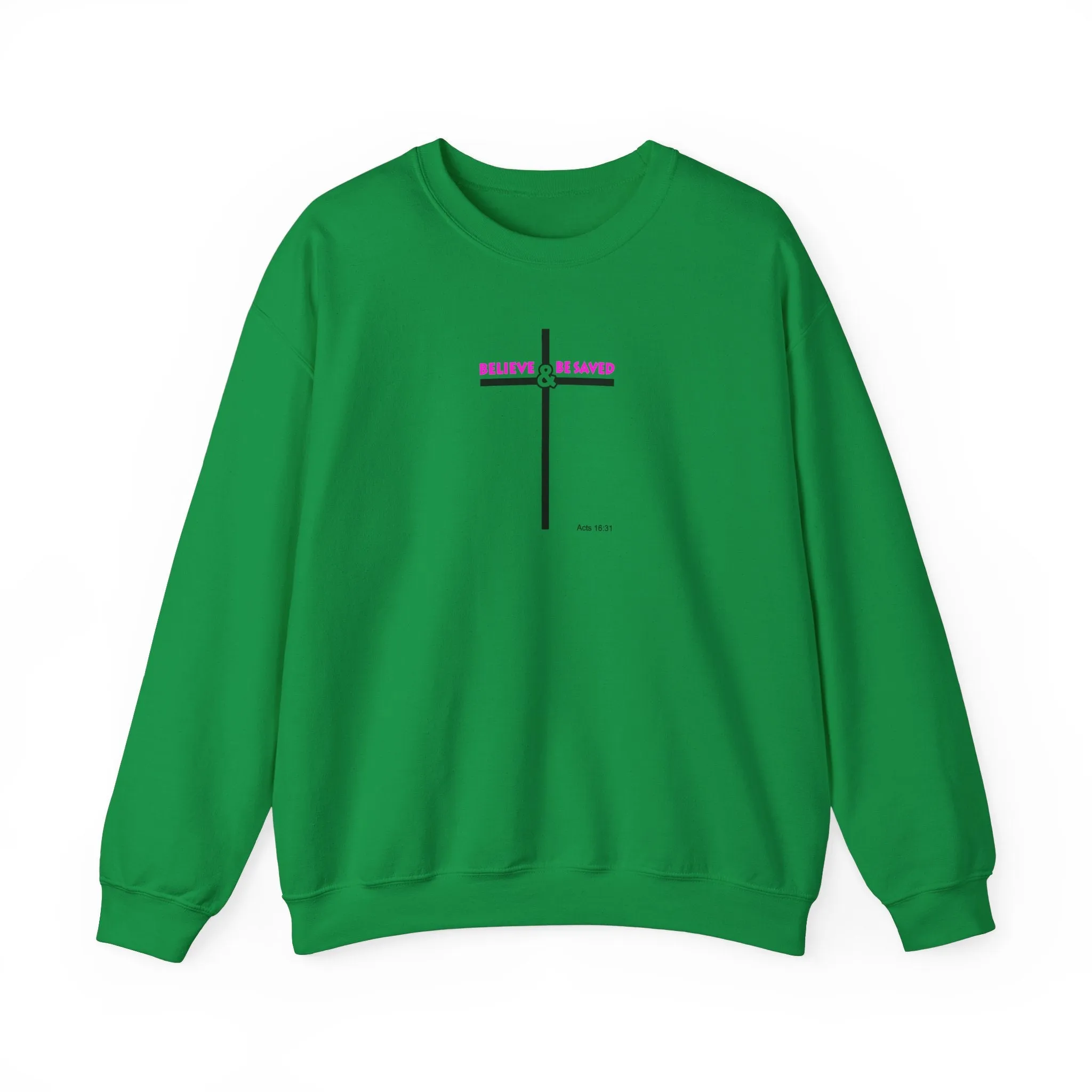 Believe & Be Saved 2.0 Women Unisex Heavy Blend™ Crewneck Sweatshirt