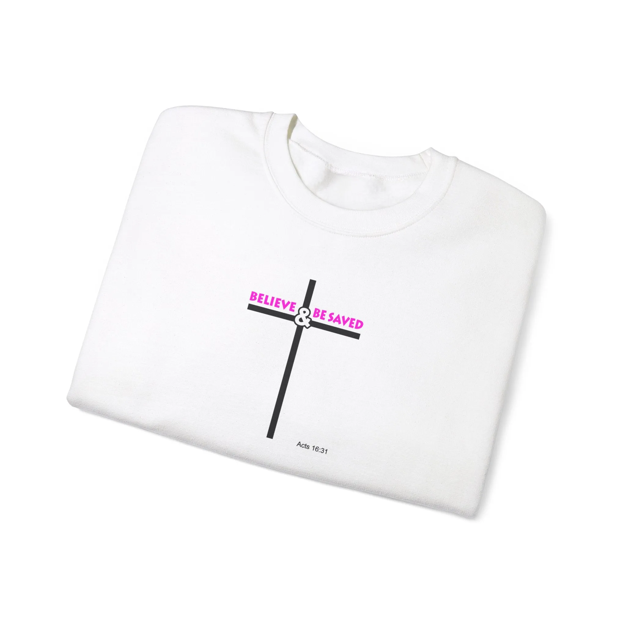 Believe & Be Saved 2.0 Women Unisex Heavy Blend™ Crewneck Sweatshirt