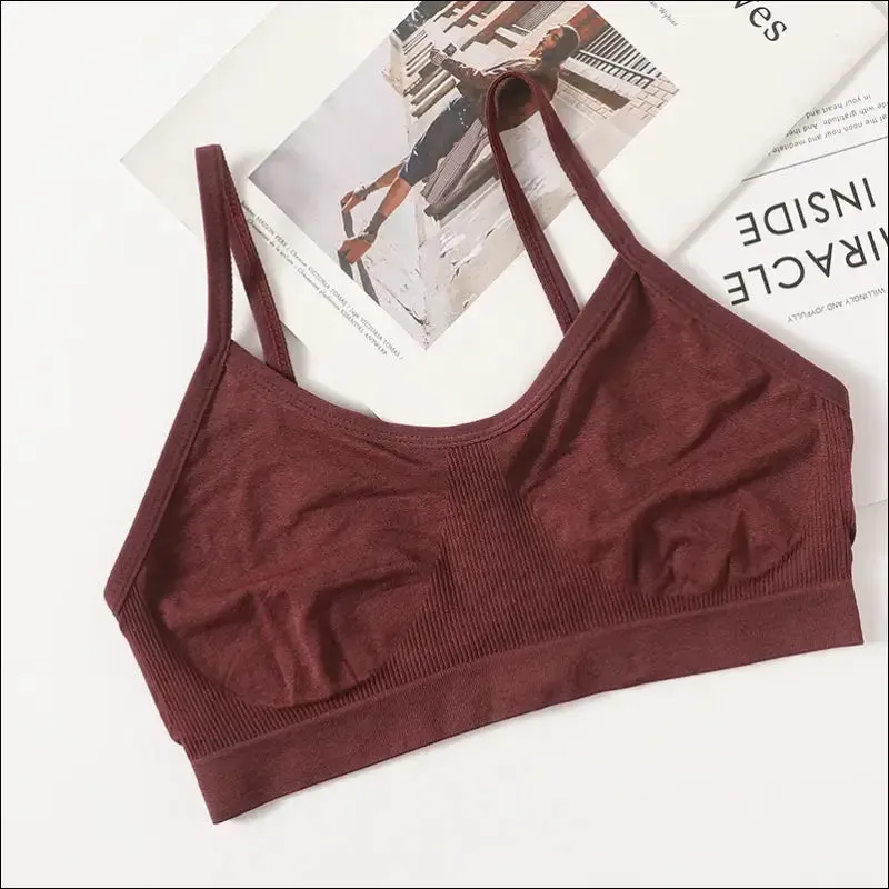Best seamless bra for women | push up lingerie sports crop top