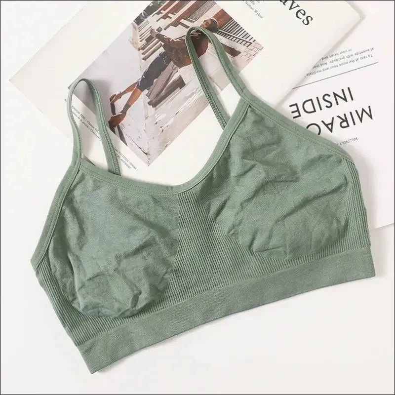 Best seamless bra for women | push up lingerie sports crop top