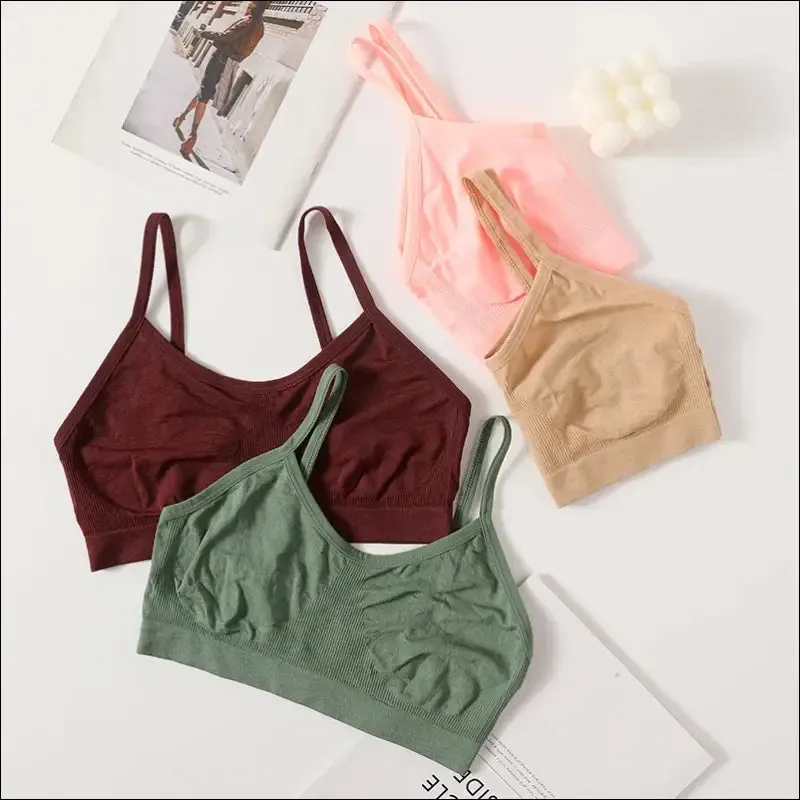 Best seamless bra for women | push up lingerie sports crop top