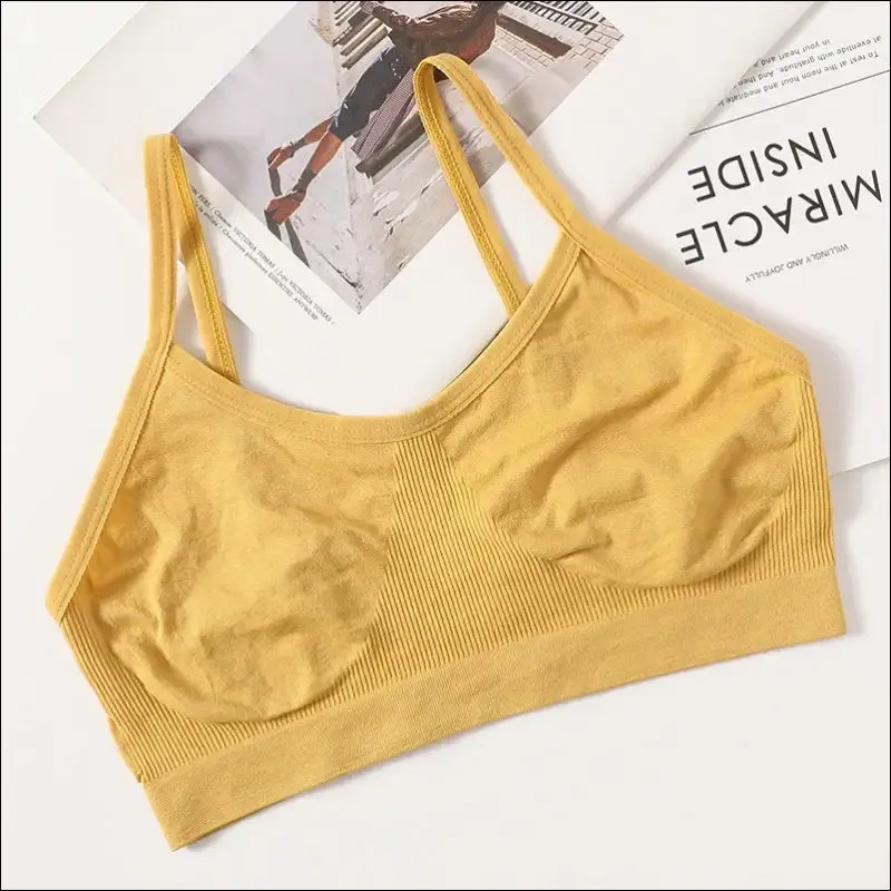 Best seamless bra for women | push up lingerie sports crop top