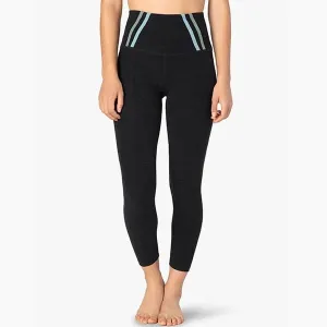 Beyond Yoga High Waisted Stripe Down Midi Legging