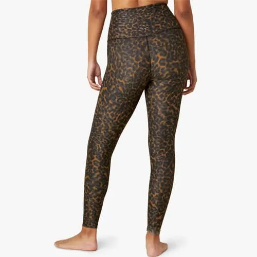 Beyond Yoga Softmark Caught In The Midi High Waisted Legging - Chai Tortoise