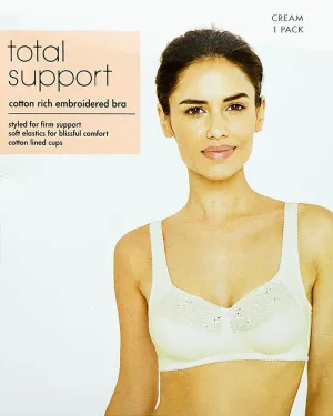 BHS White Non Padded Lace Bra  - 230627