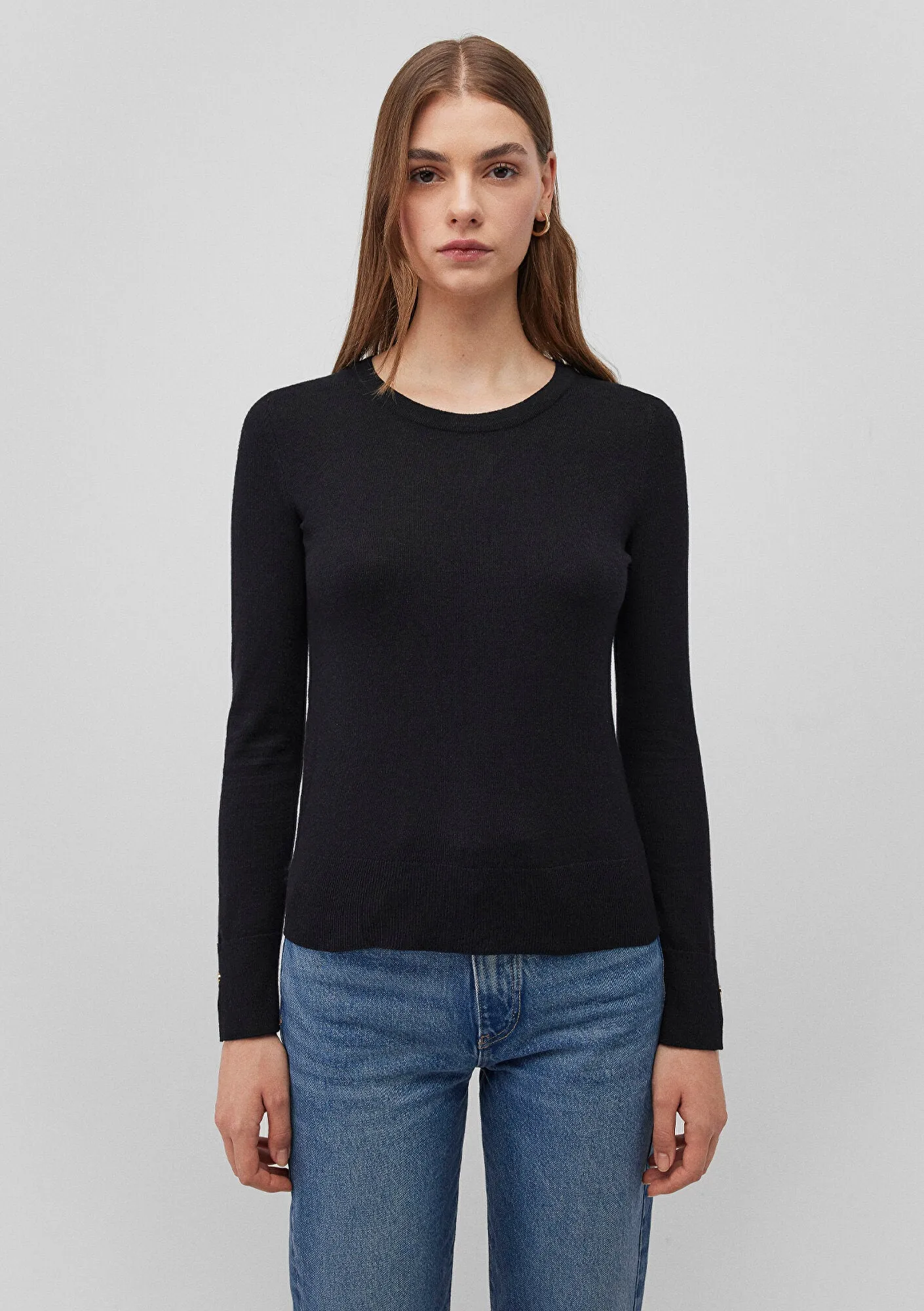 Black Crewneck Sweater