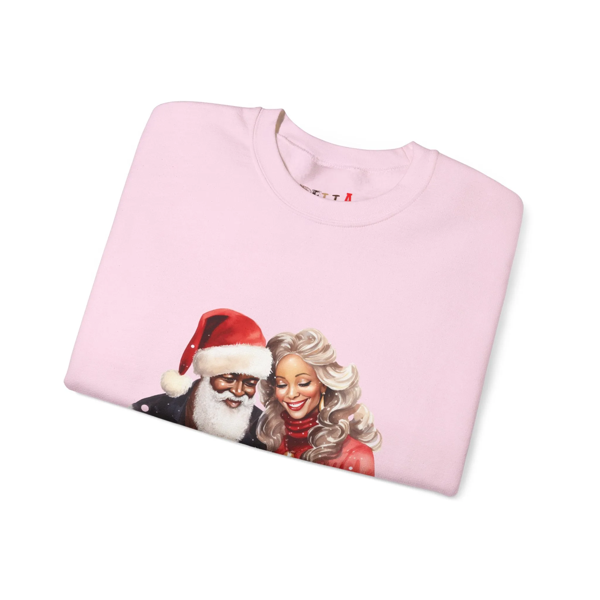 Black Santa 14 Unisex Heavy Blend™ Crewneck Sweatshirt