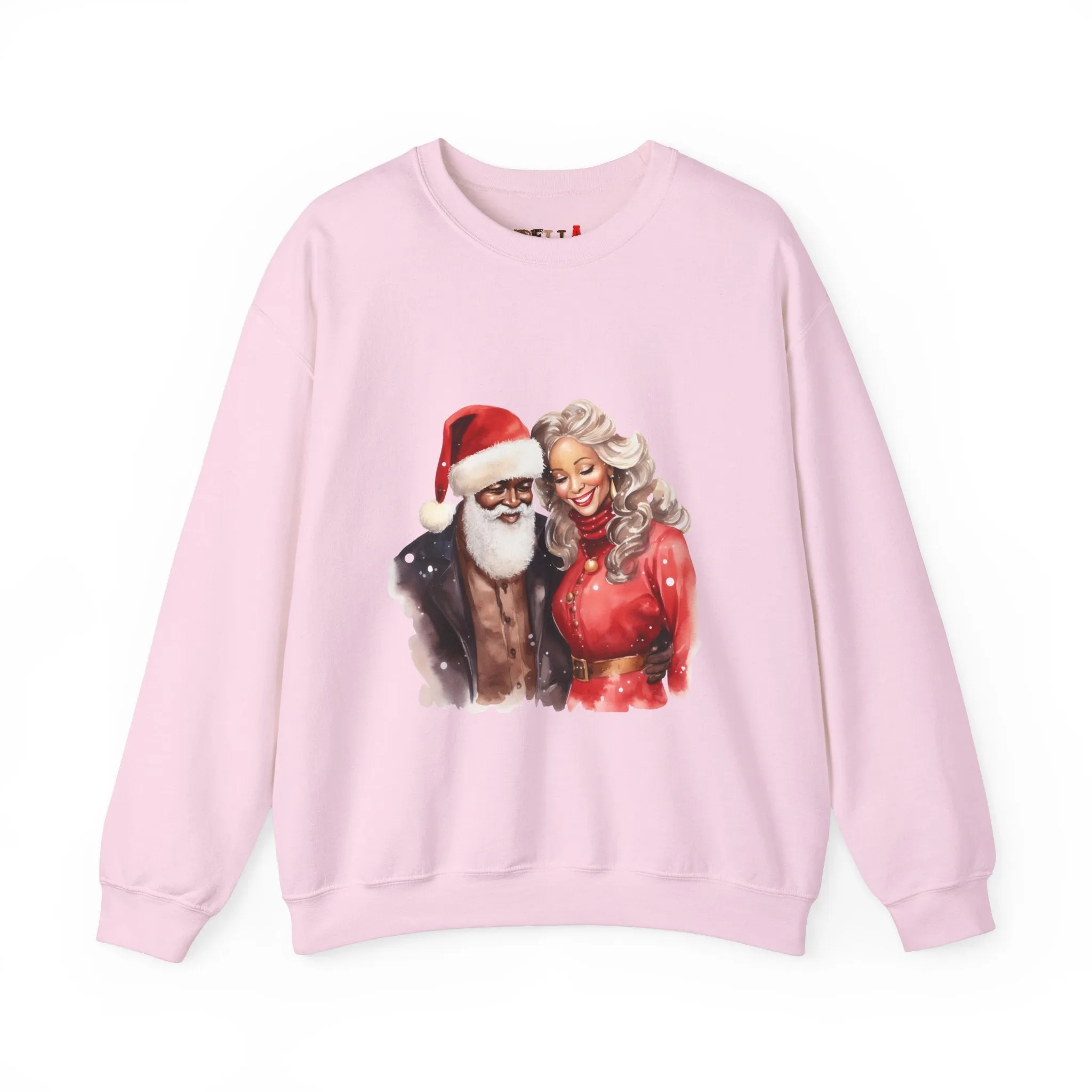Black Santa 14 Unisex Heavy Blend™ Crewneck Sweatshirt