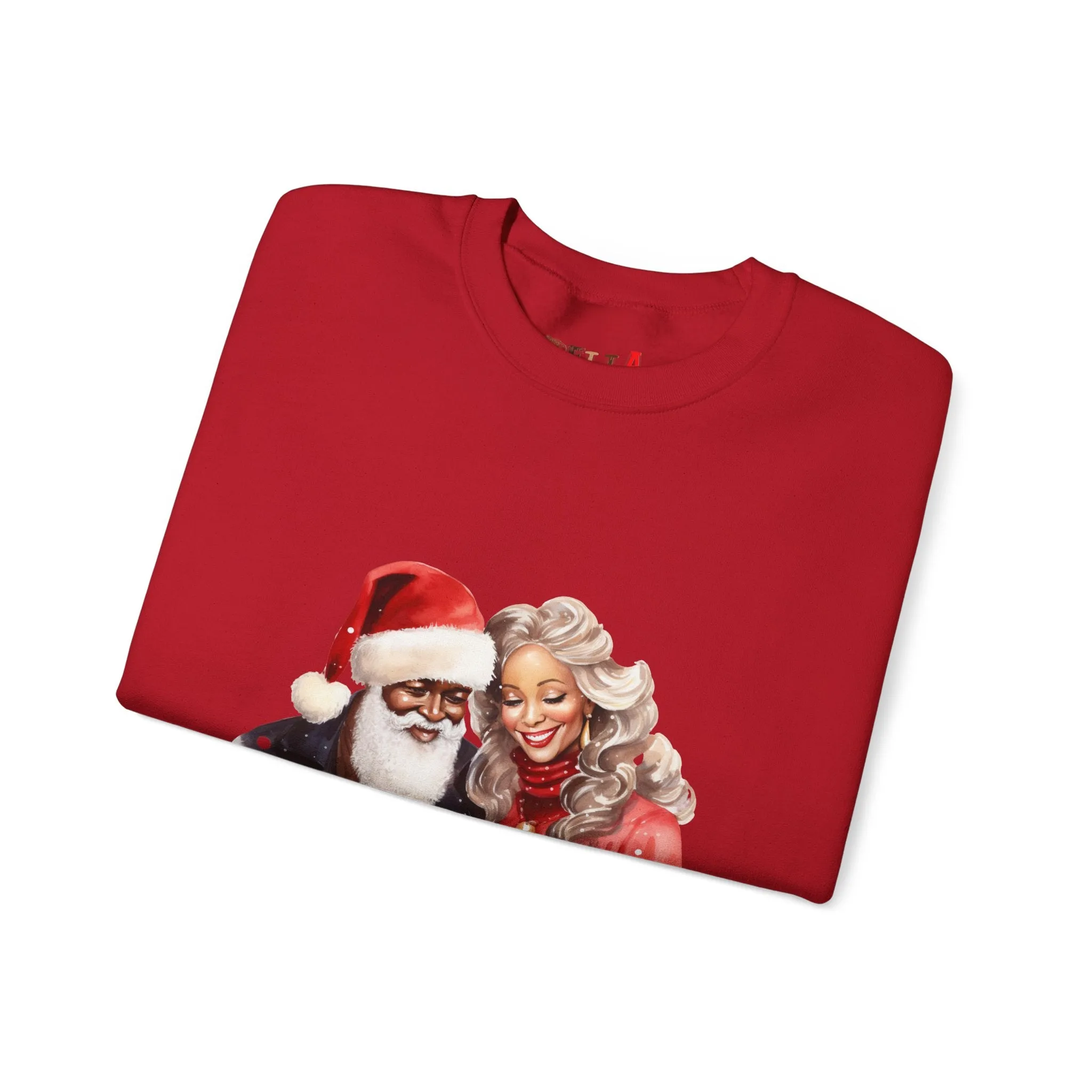 Black Santa 14 Unisex Heavy Blend™ Crewneck Sweatshirt