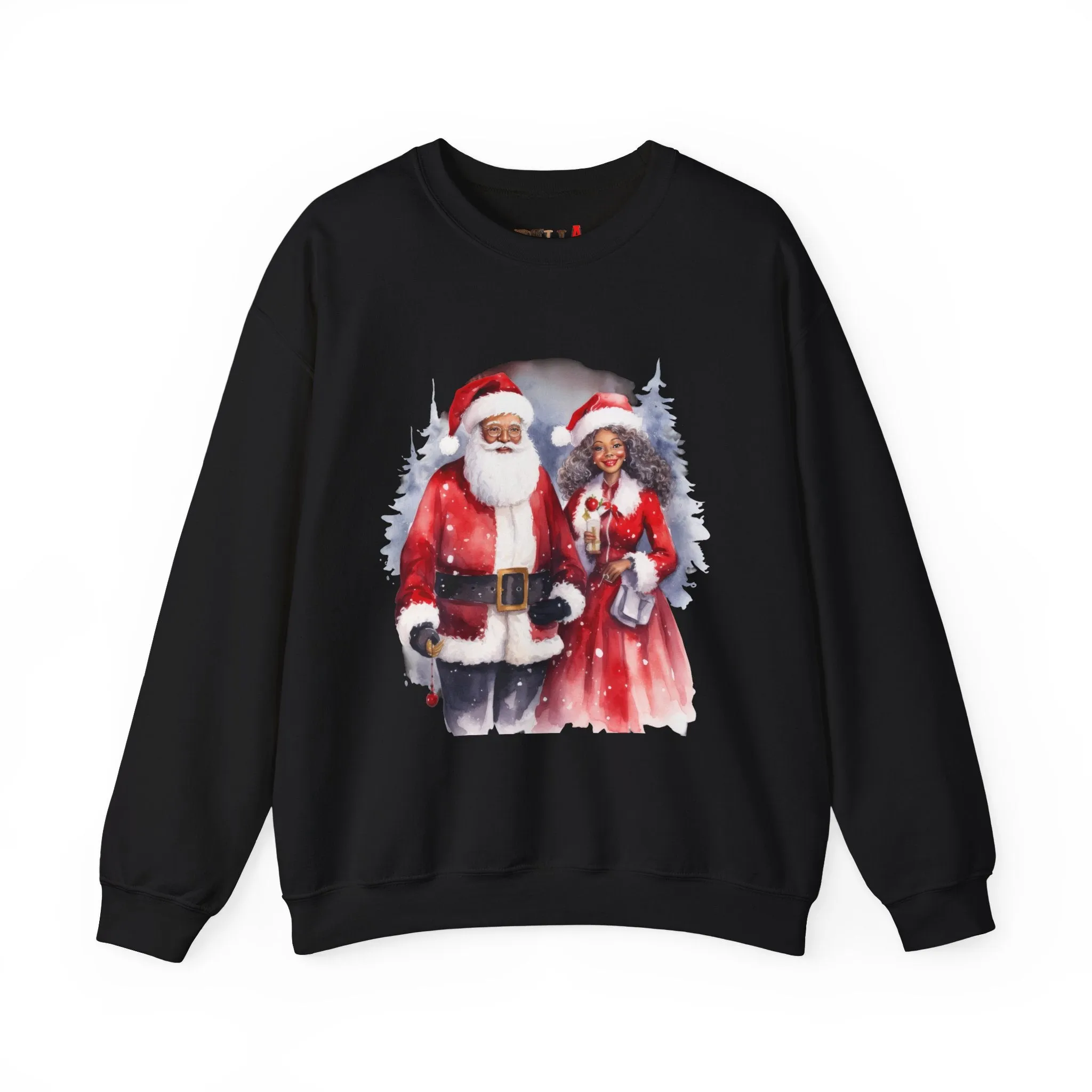Black Santa 19 Unisex Heavy Blend™ Crewneck Sweatshirt