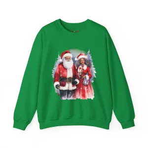 Black Santa 19 Unisex Heavy Blend™ Crewneck Sweatshirt