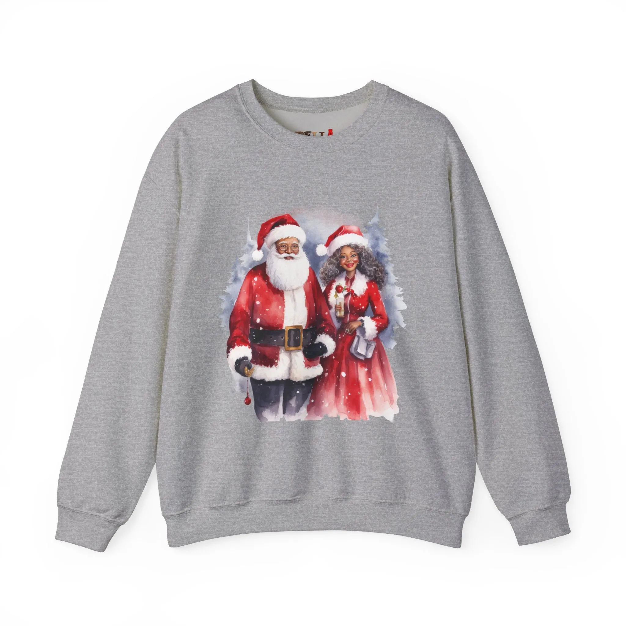 Black Santa 19 Unisex Heavy Blend™ Crewneck Sweatshirt