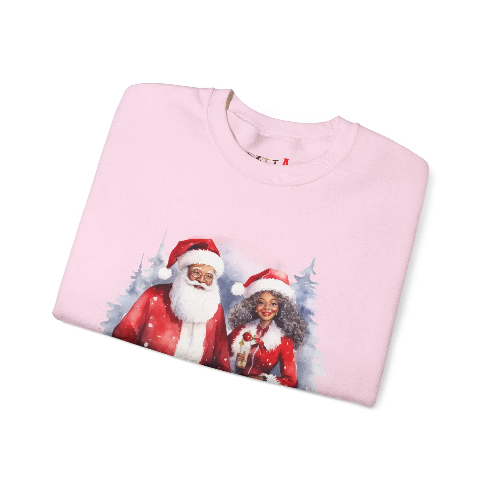 Black Santa 19 Unisex Heavy Blend™ Crewneck Sweatshirt