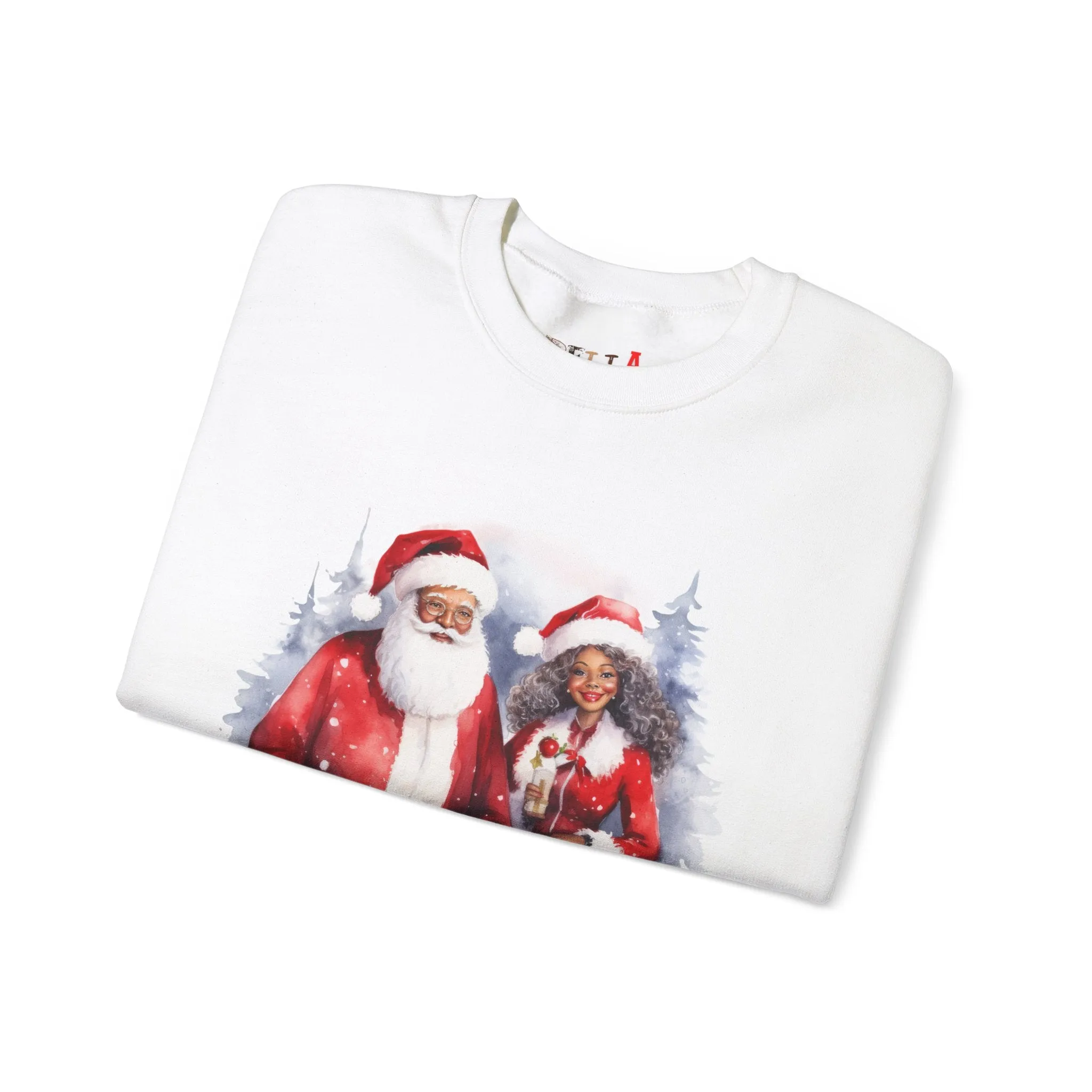 Black Santa 19 Unisex Heavy Blend™ Crewneck Sweatshirt