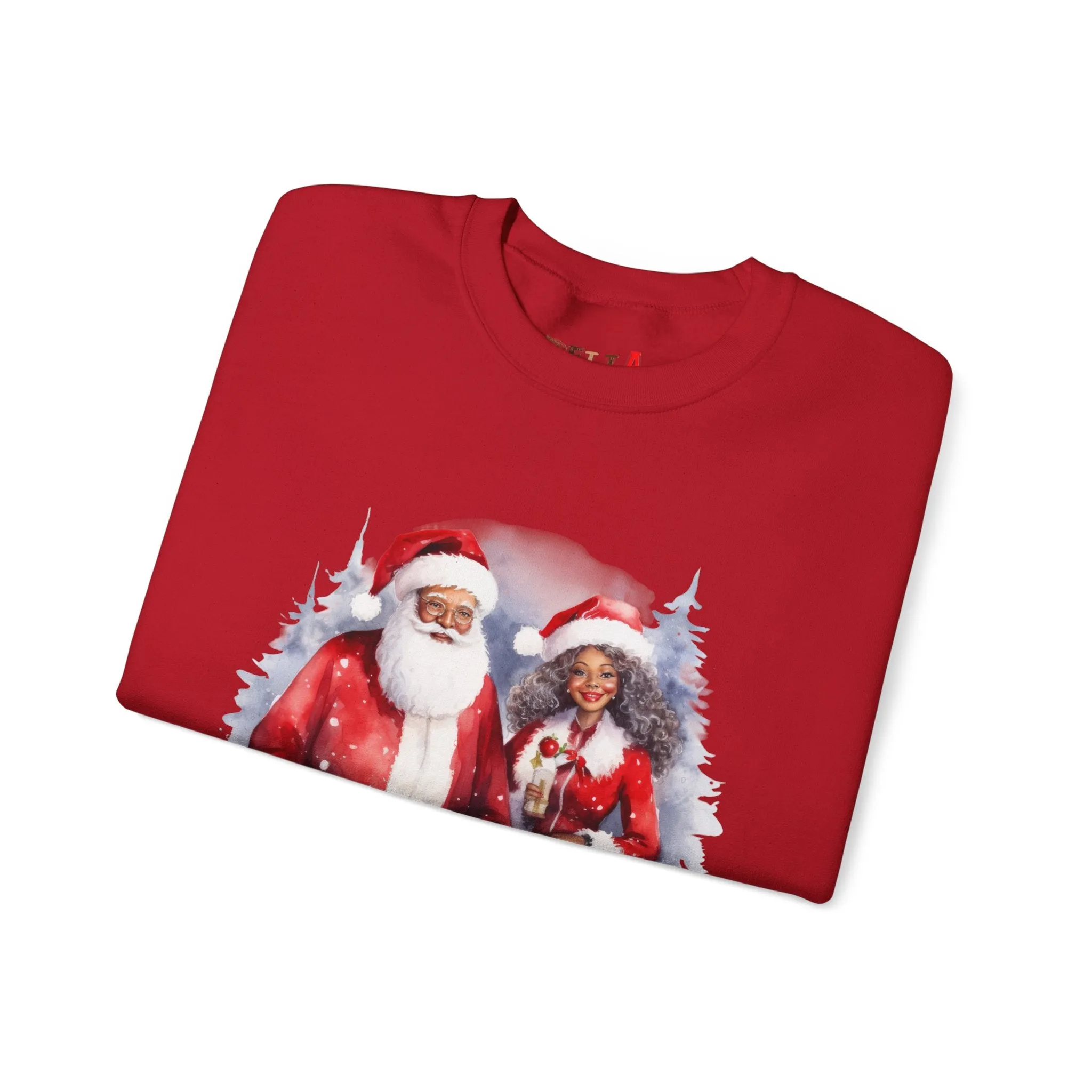 Black Santa 19 Unisex Heavy Blend™ Crewneck Sweatshirt