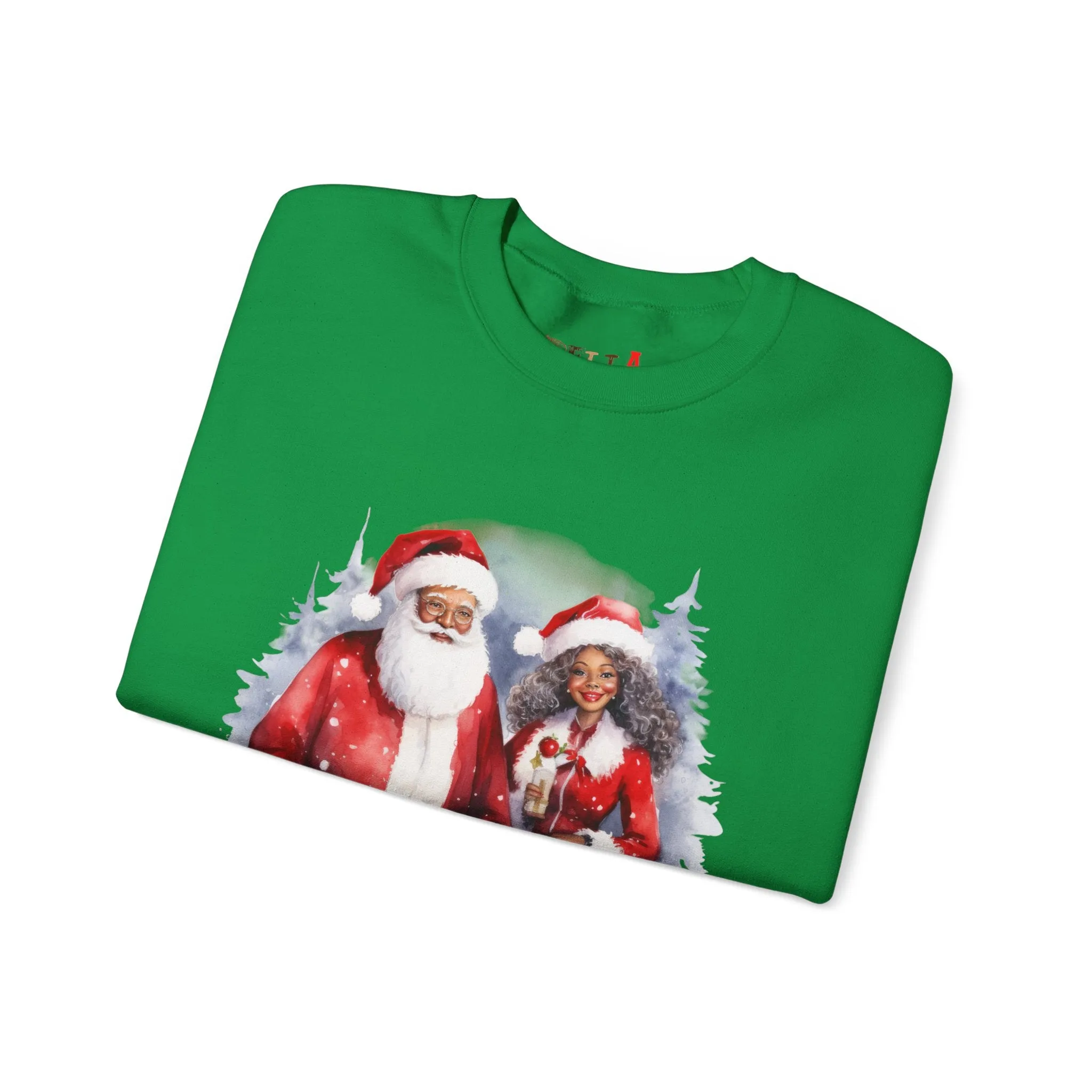 Black Santa 19 Unisex Heavy Blend™ Crewneck Sweatshirt