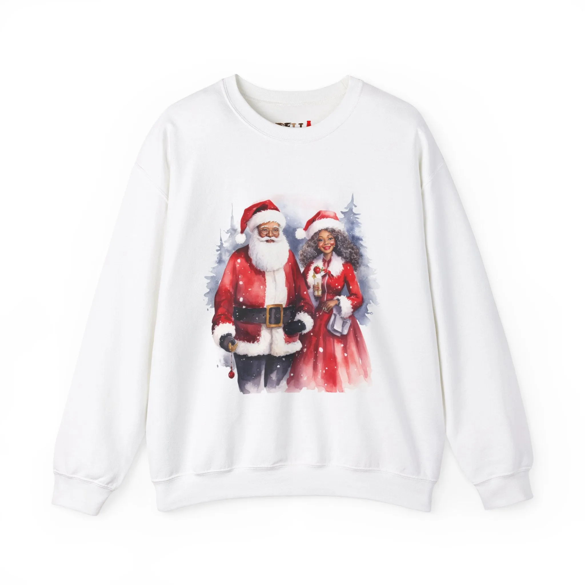 Black Santa 19 Unisex Heavy Blend™ Crewneck Sweatshirt