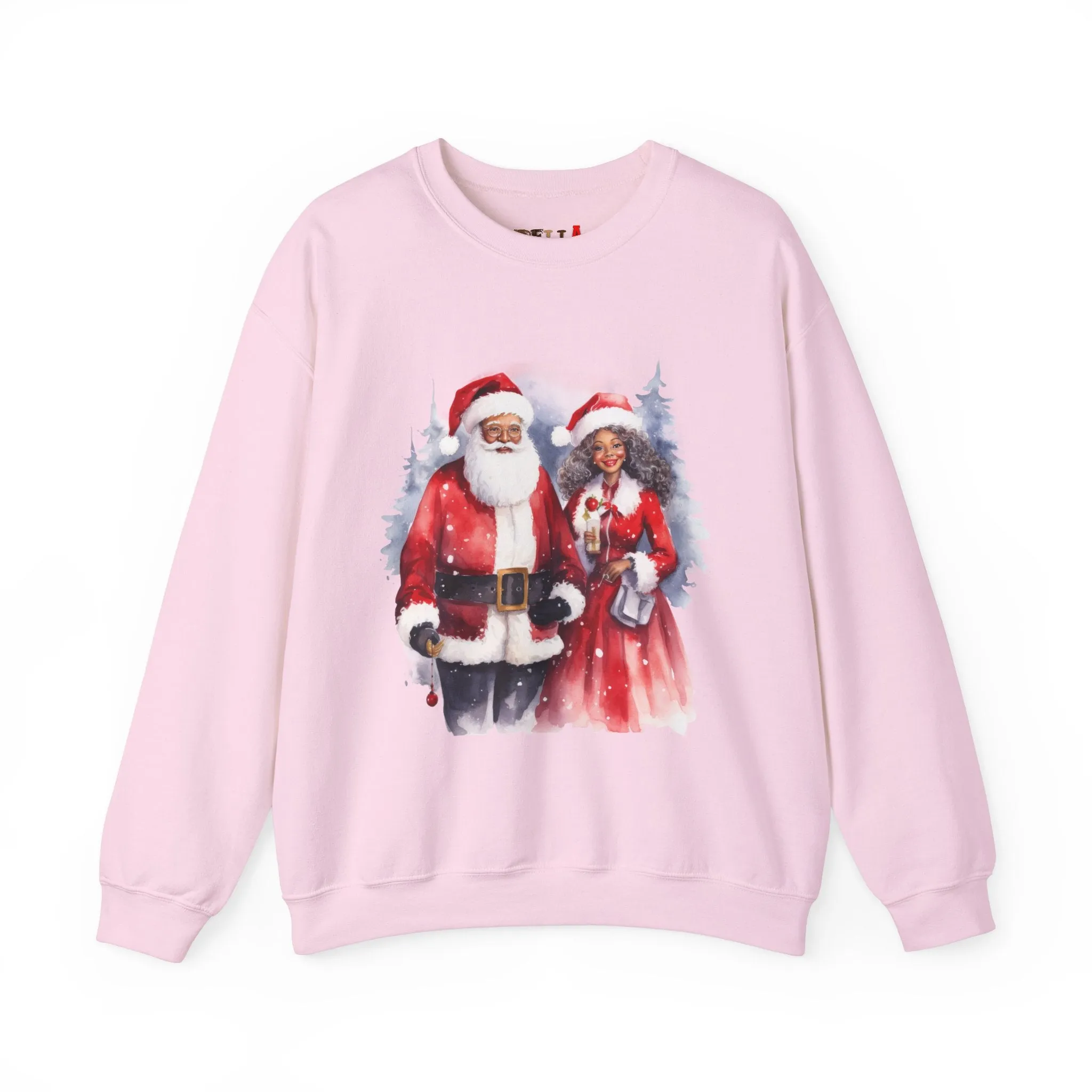 Black Santa 19 Unisex Heavy Blend™ Crewneck Sweatshirt