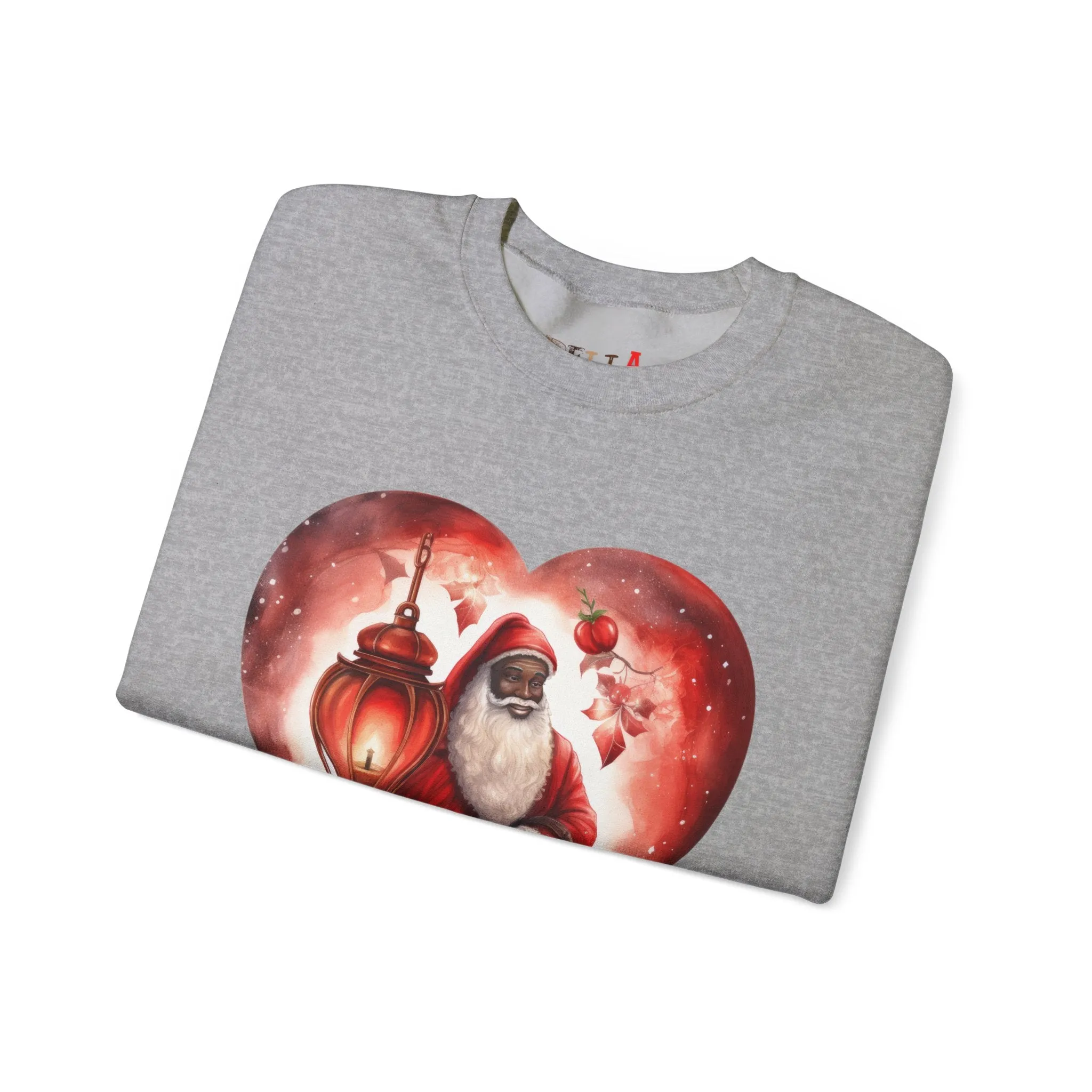 Black Santa 49 Unisex Heavy Blend™ Crewneck Sweatshirt