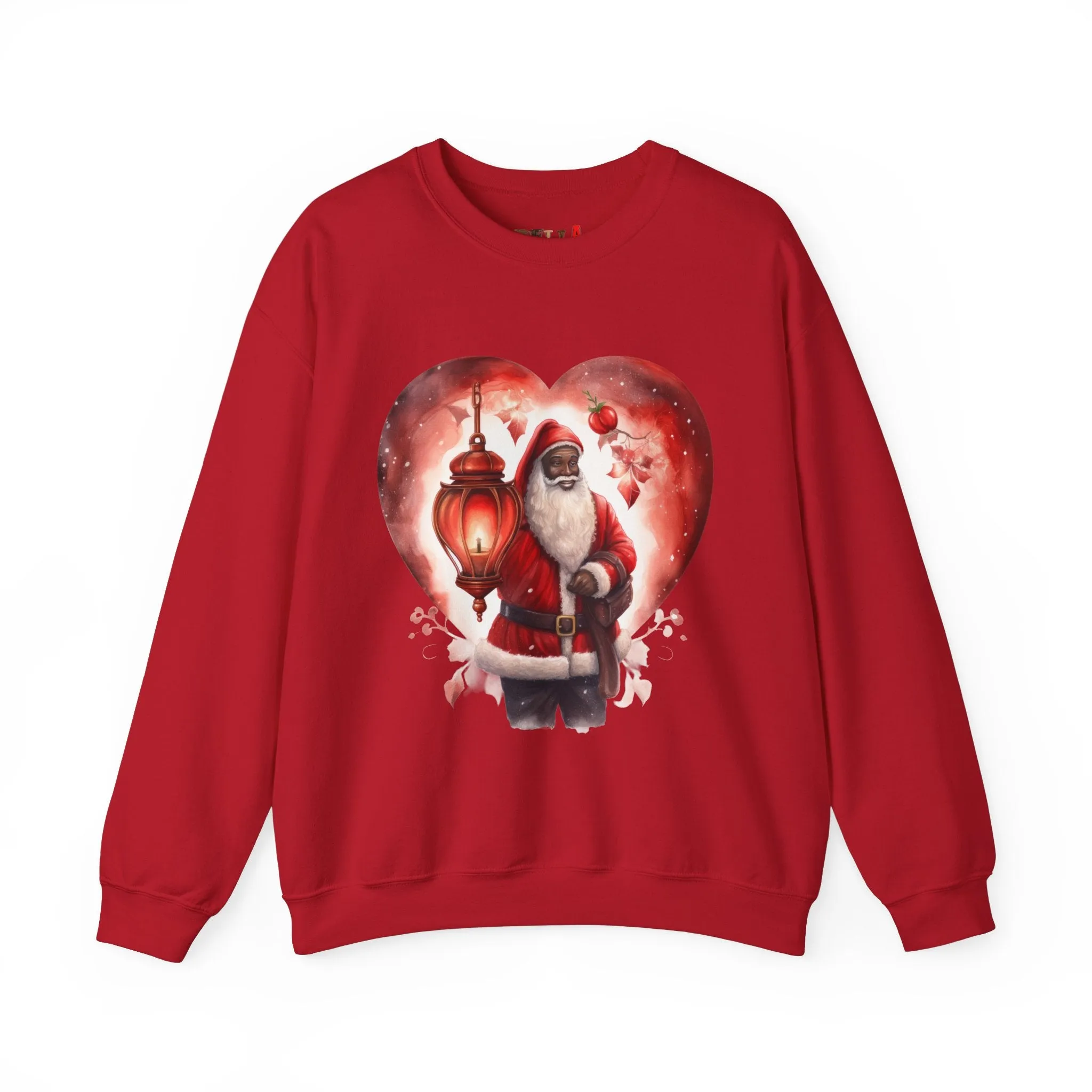 Black Santa 49 Unisex Heavy Blend™ Crewneck Sweatshirt