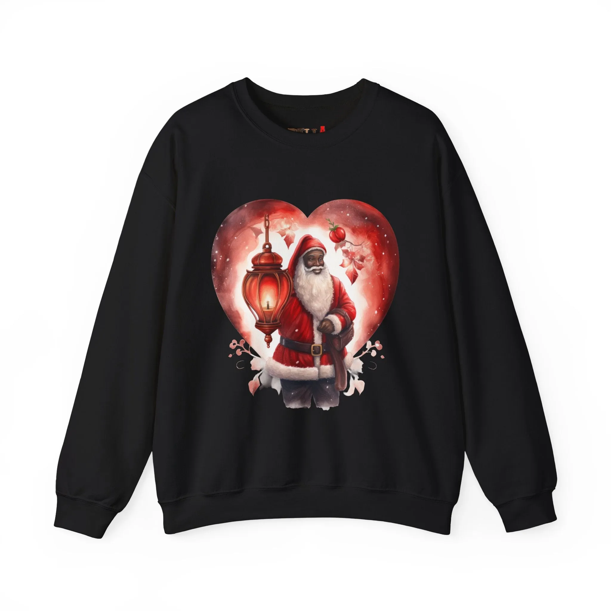 Black Santa 49 Unisex Heavy Blend™ Crewneck Sweatshirt