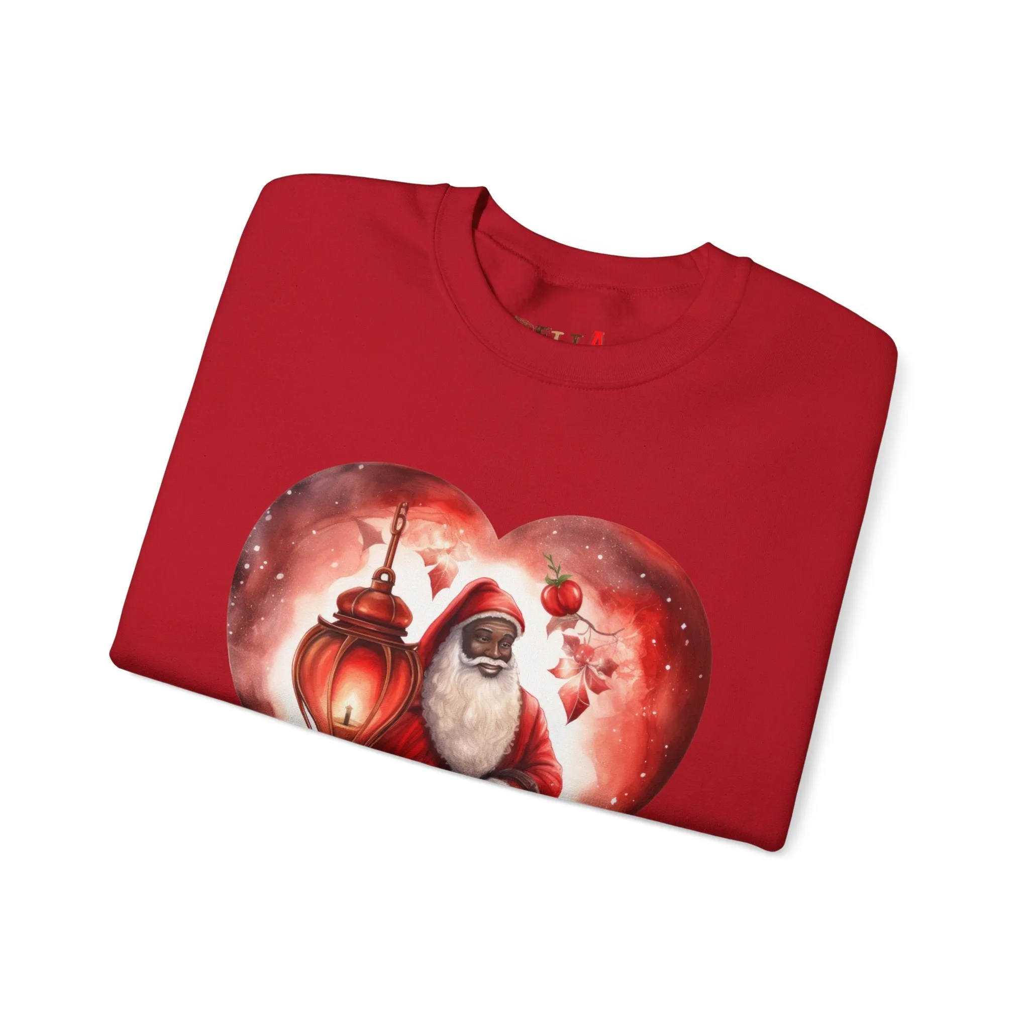 Black Santa 49 Unisex Heavy Blend™ Crewneck Sweatshirt